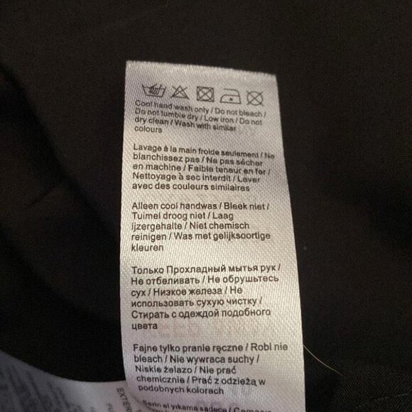 Whimsigoth Midi Dress Black Lace Floral Embroidery Dark Fairy - Picture 15 of 16